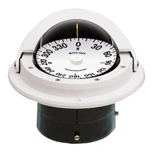 Ritchie F-82W Voyager Compass (White), 3-Inch,WBEEAB0000AXN0V